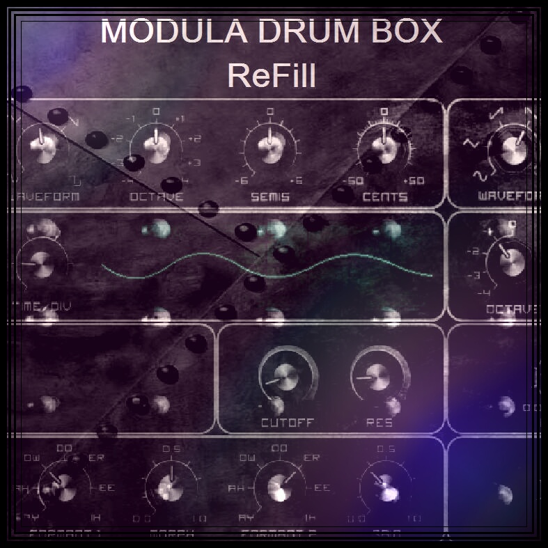 ANARKYA - Modula Drum Box Sample Packs Software GUI Artwork